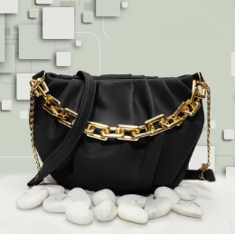 Hand bags for girls with Stylish Golden chain And Long strap