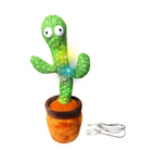 Dancing Cactus Talking Toy, Cactus Plush Toy, Wriggle & Singing Recording Repeat What You Say Funny Education Toys for Babies Children Playing(Cactus Toy)