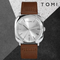 TOMI Men's Fashion Business Design Watch Square Small Disc Watch High Quality Minimalist Design Elegant Men's Watch Quartz Watch