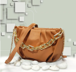 Hand bags for girls with Stylish Golden chain And Long strap