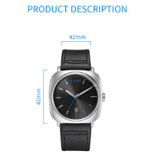 TOMI Men's Fashion Business Design Watch Square Small Disc Watch High Quality Minimalist Design Elegant Men's Watch Quartz Watch