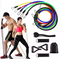 Gym Belt | 5-in-1 Power Exercise Resistance Band Set – Adjustable Fitness Equipment for All | Without Box | Pouch Packing