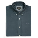 Charcoal Grey Logo Embroidered Oxford Shirt | Medium | Large | Extra Large