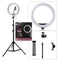 Ring Light 10 Inches + Right Light Stand 7 Ft | Best for Photography & Video