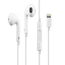 Genuine Certified Apple iPhone Handsfree For iPhones Wired with Lightening Jack | White