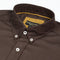 Coffee Brown Logo Embroidered Oxford Shirt | Medium | Large | Extra Large