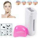 3-in-1 Wax Heater Machine for Hair Removal | Wax Heater Machine + Wax Cartrdige + Wax Strips | Portable Cartridge Wax Warmer with Epilators