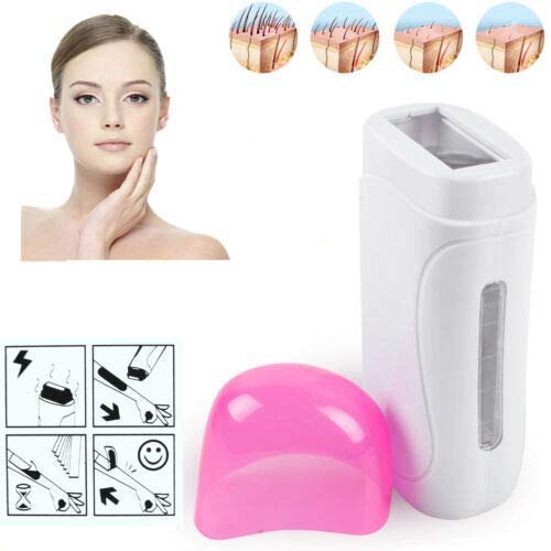 3-in-1 Wax Heater Machine for Hair Removal | Wax Heater Machine + Wax Cartrdige + Wax Strips | Portable Cartridge Wax Warmer with Epilators